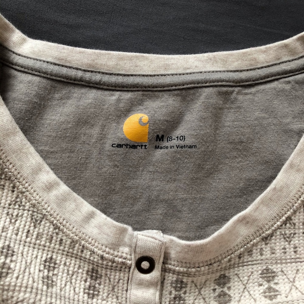 Carhartt thermal crew neck long sleeve shirt.